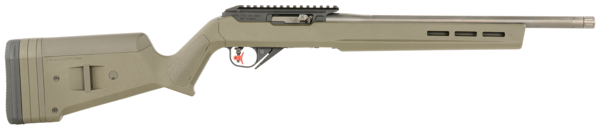 True Precision TP/22 22 LR 16" Match Grade Barrel Rimfire Rifle - Green/Black/Gray