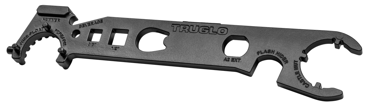 TruGlo TG973B Armorer's Wrench Black Steel AR-15 Multi-Tool