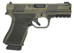 Black Rain Ordnance Frontline+ 9mm Luger 4" 15+1 Semi-Auto Pistol - Bazooka Green Battlewon