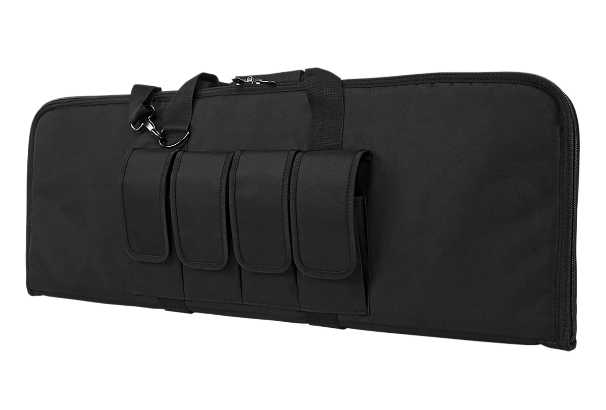 NcSTAR VISM Carbine Case 36" Black PVC Nylon w/ Lockable Zippers & Padded Handle