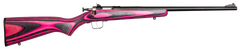 Crickett KSA2226 Youth 22 LR 16.12" 1-Rd Bolt Action Rifle - Pink/Black Laminate Stock