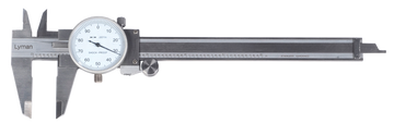 Lyman 7832212 Stainless Steel Dial Caliper 0-6 in .001 in