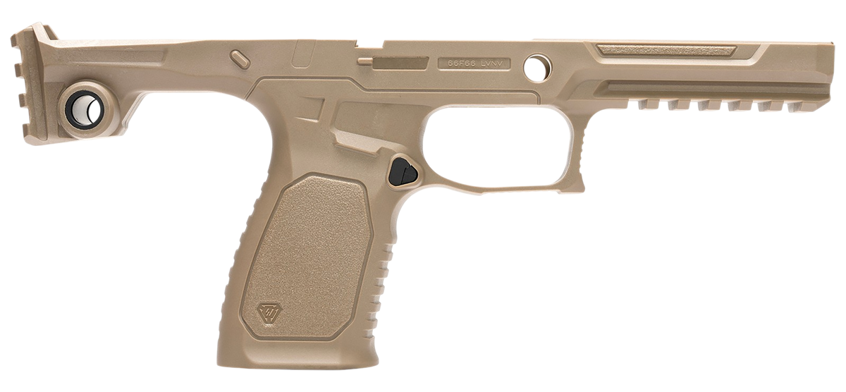 Strike Industries SMC Bravo FDE Polymer Chassis - Fits Sig P320