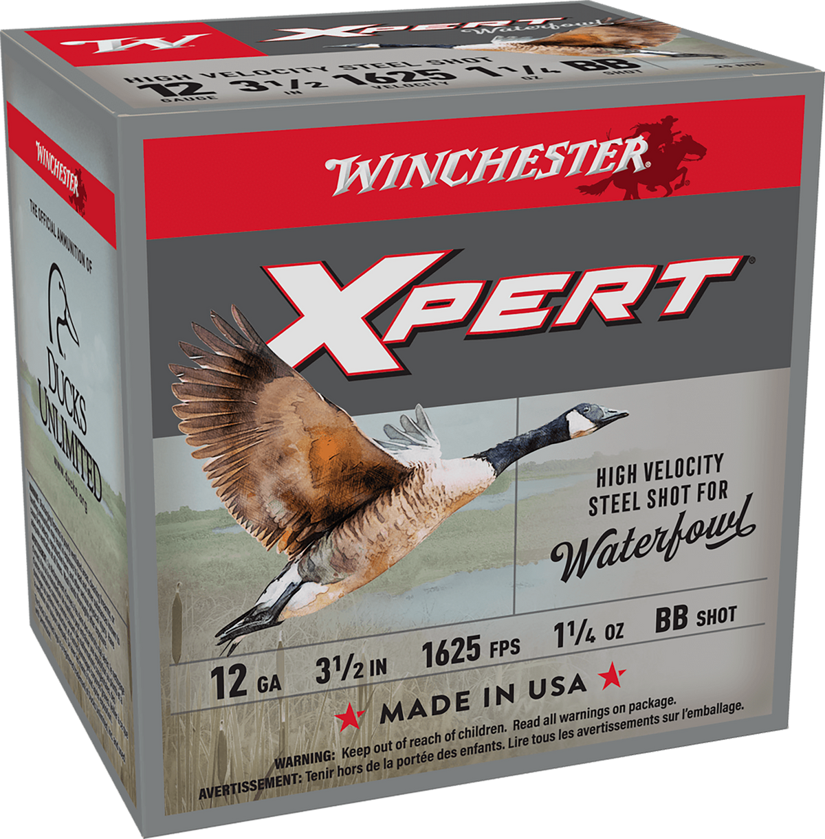 Winchester Ammo Super X Xpert 12 Gauge 3.5" 1-1/4 oz BB Shot 25 Rd - Box or Case