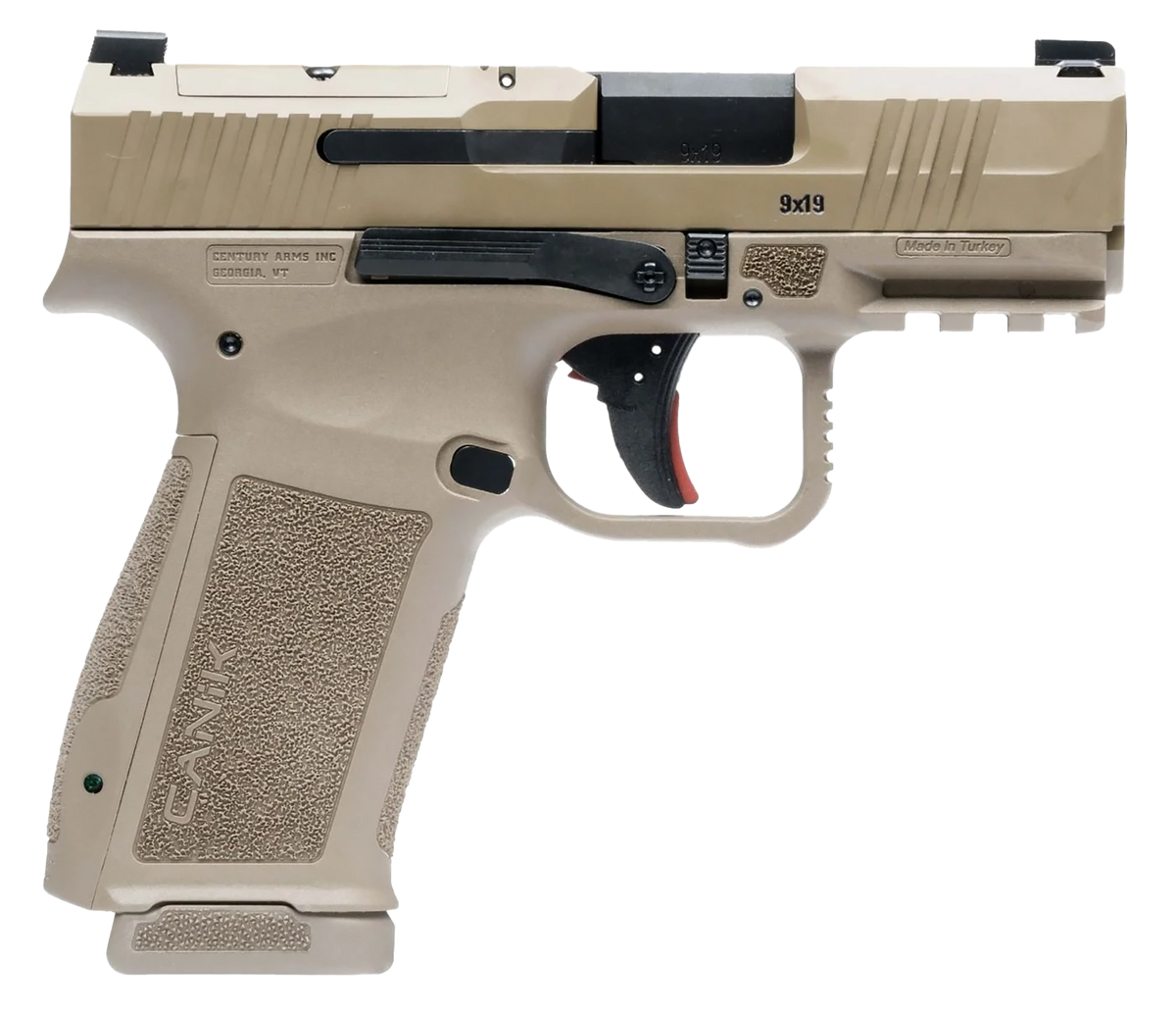 Canik Mete MC9L 9mm Luger 3.18" 17+1 Semi-Auto Pistol - FDE