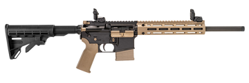 Tippmann Arms M4-22 LTE 22 LR 16" 10+1 Semi-Auto Rifle - FDE/Black Parkerized