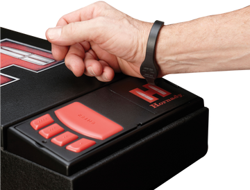 Hornady 98166 Rapid Safe RFID Wrist Band - Black Rubber