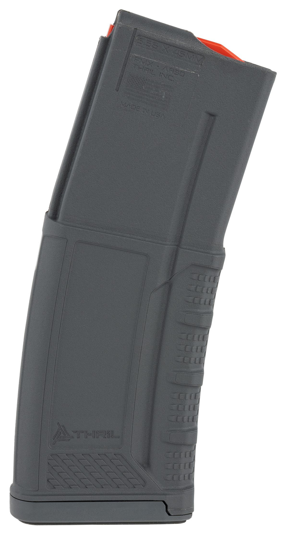Thril PMX AR-15 5.56x45mm NATO 30rd Gray Polymer Magazine