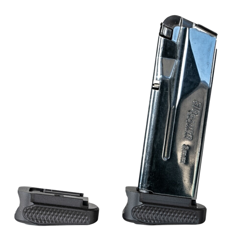 Icarus Precision B-ACE XL Magazine Base Pads - Sig P365XL - Black - 2 Pack