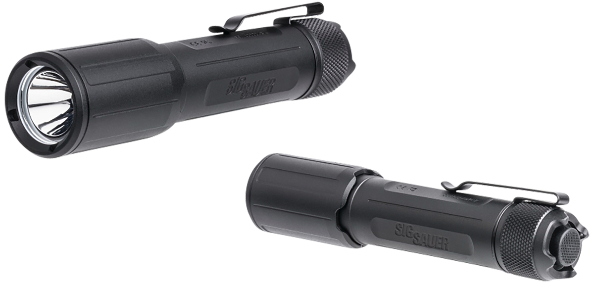 Sig Sauer Electro-Optics Foxtrot-EDC Full-Size 1,350 Lumens Tactical Flashlight - Black Anodized
