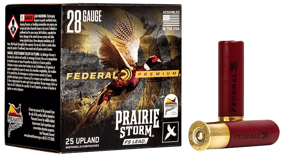 Federal Premium Prairie Storm FS 28 Gauge 3" 7/8 oz #6 Shot 25 Rd - Box or Case