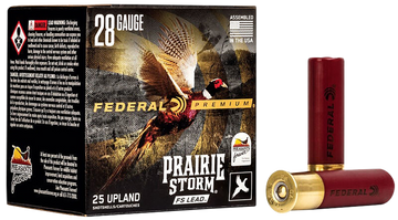 Federal Premium Prairie Storm FS 28 Gauge 3" 7/8 oz #6 Shot 25 Rd - Box or Case
