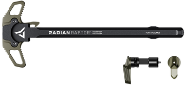 Radian Weapons Raptor Charging Handle & 45/90 Talon Safety Combo AR-15/M16 - Radian OD