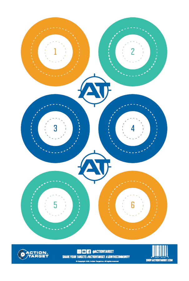 Action Target DOT-S-100 12"x18" Dot Paper Target 100 Per Box