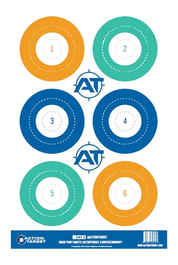 Action Target DOT-S-100 12"x18" Dot Paper Target 100 Per Box