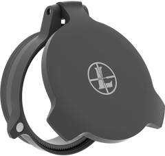 Leupold Alumina Flip-Back Lens Cover 32-33mm Objective Matte Black Aluminum