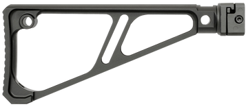 Midwest Industries Side Folding Fixed Extruded Stock Black Anodized Aluminum for Picatinny Rail