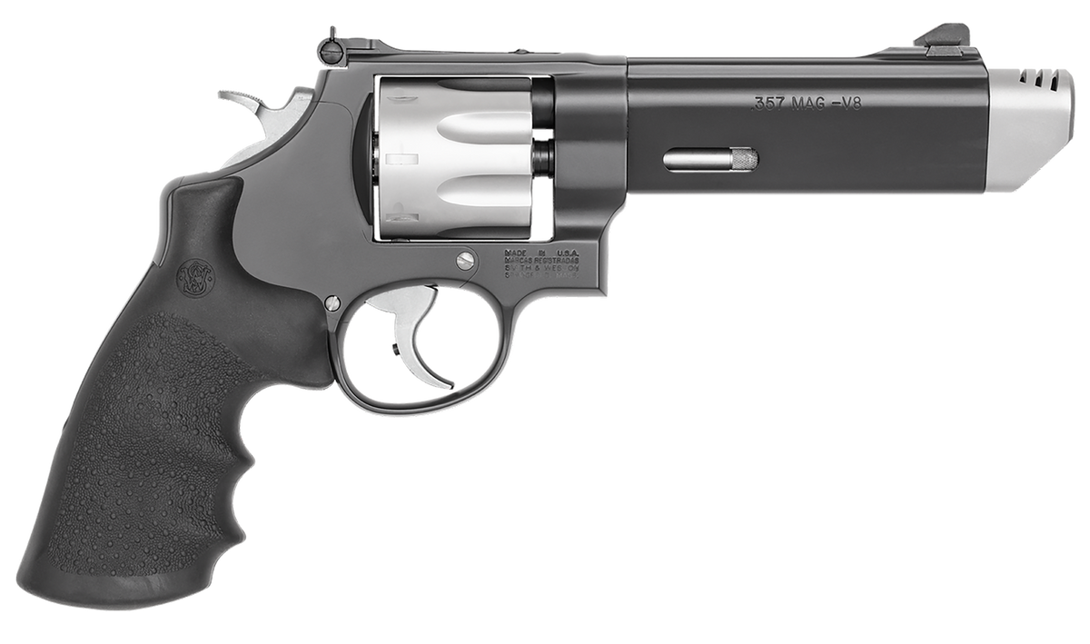 Smith & Wesson Performance Center Model 627 V-Comp .357 Mag/.38 S&W Spl +P 5" 8-Rd SA/DA Revolver