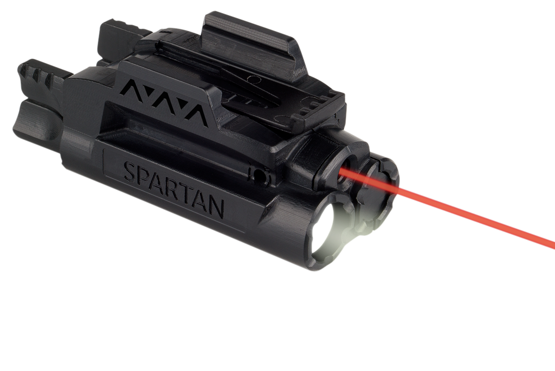 LaserMax SPSCR Red Spartan Light/Laser 120 Lumen White LED - Handgun