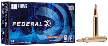 Federal 300WGS Power-Shok  300WinMag 150gr Jacketed Soft Point 20 Per Box/10 Case