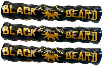 Black Beard Fire Starters Fire Rope 3-Pack Waterproof Cotton Fire Starter - Black