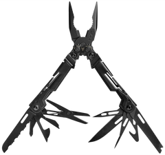 S.O.G PowerPint Mini Multi-Tool 5.10" 18-Tool Black Hardcoat Anodized 5Cr15MoV