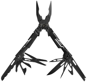 S.O.G PowerPint Mini Multi-Tool 5.10" 18-Tool Black Hardcoat Anodized 5Cr15MoV