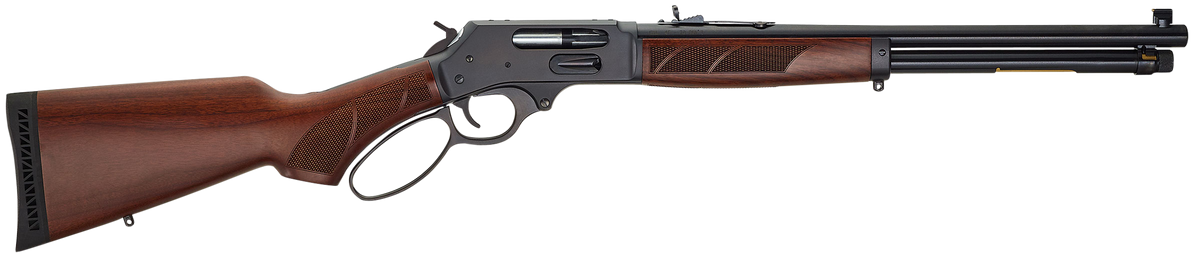 Henry H010G Side Gate 45-70 Gov 4+1 18.43 Blued Steel Barrel & Receiver, American Walnut Stock Right Hand Lever-Action Rifle