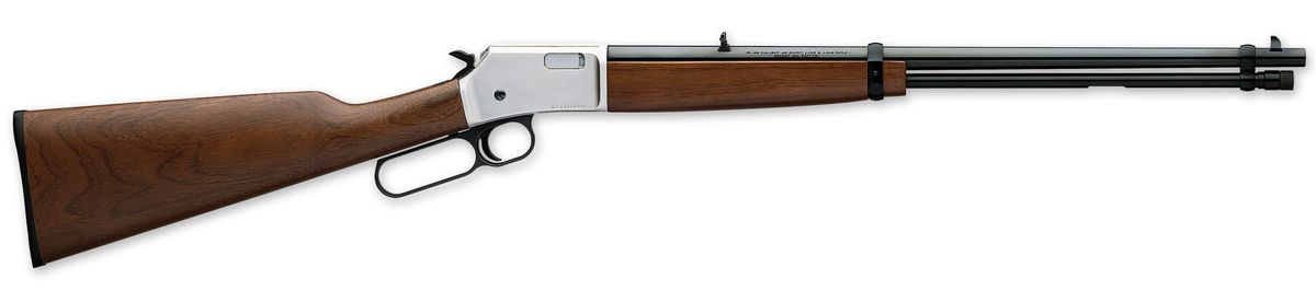 Browning BL-22 Grade I FLD 22 LR/22 Long/22 Short 20" 15+1 Lever-Action Rifle - Satin Nickel
