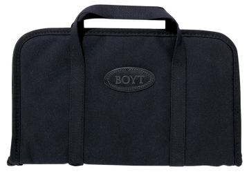 Boyt Harness Rectangular Pistol Rug 13" Waxed Canvas Black Handgun Case