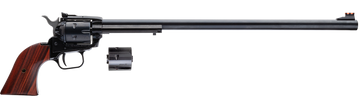 Heritage Mfg Rough Rider 22 LR/22 WMR 16" 6-Shot Revolver - Black with Cocobolo Grips