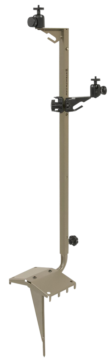 Stealth Cam STCCSMP Mounting Post Tan Steel 29-49" Adjustable Height