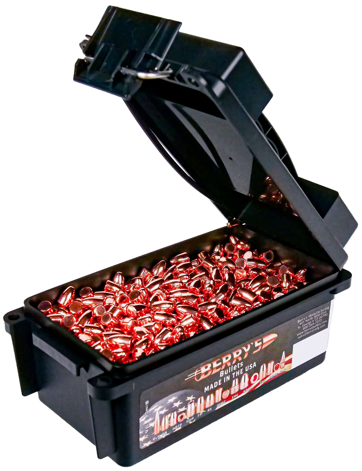 Berry's Superior 9mm .356 115gr Round Nose Reloading Bullets - 500/Box