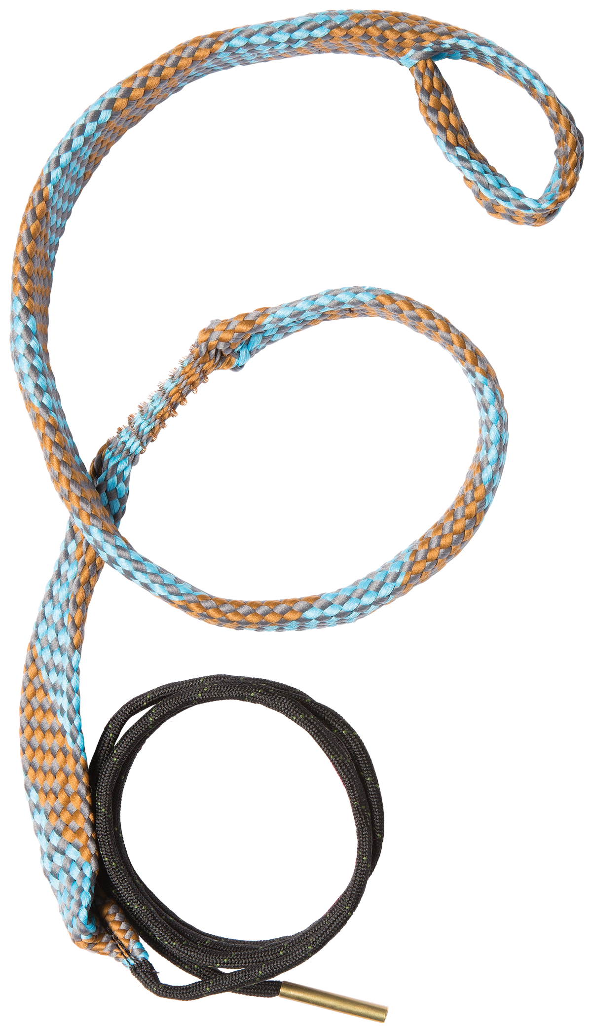 Hoppes BoreSnake Den .35/.375 Cal Rifle Bore Cleaner Rope - Bronze Bristle