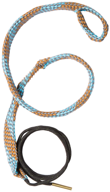 Hoppes BoreSnake Den .35/.375 Cal Rifle Bore Cleaner Rope - Bronze Bristle