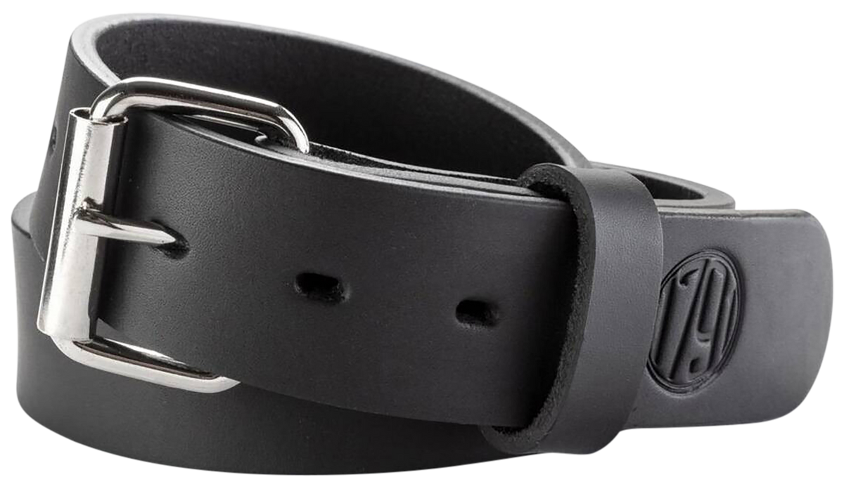 1791 Gunleather BLT-01 Gun Belt Stealth Black Leather 42/46 1.50" Buckle Closure