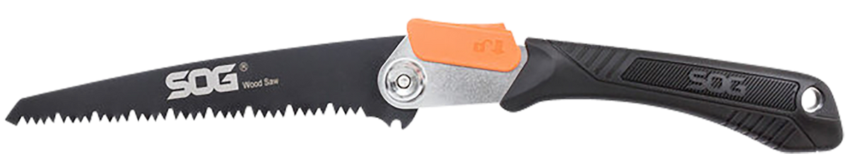S.O.G F10N-CP Folding Wood Saw 8.25" High Carbon Steel Black GRN Handle 17.25" OAL