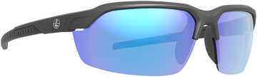 Leupold Tracer Performance Eyewear Matte Black Blue Mirror
