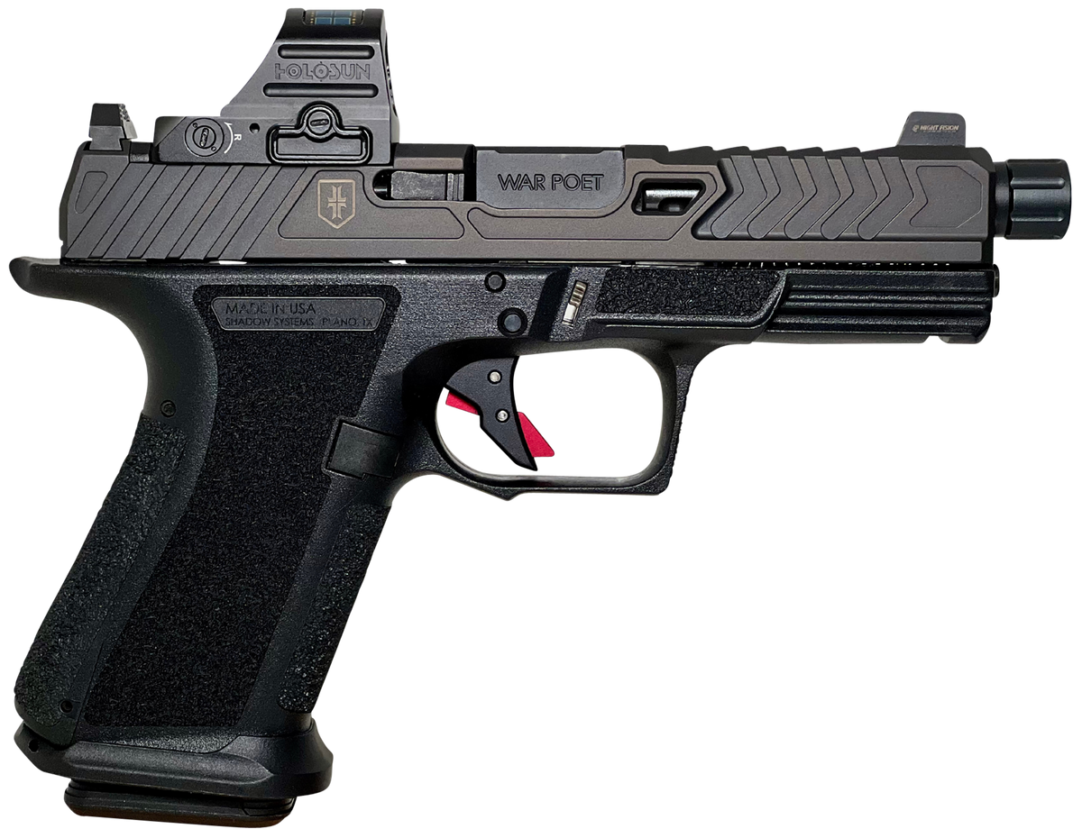 Shadow Systems MR920 War Poet 9mm Luger 4.5" 15+1 Semi-Auto Pistol - Black