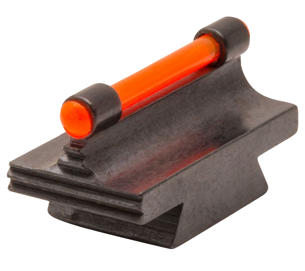 TruGlo TG95343RR Front Sight Red Fiber Optic 3/8" Dovetail .343" High Black Frame