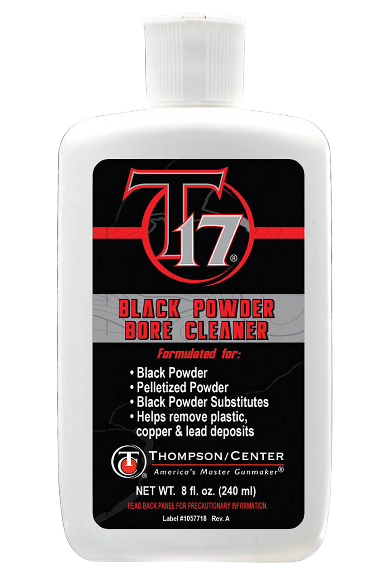 Thompson Center Arms T17 Black Powder Bore Solvent 8 oz Squeeze Bottle