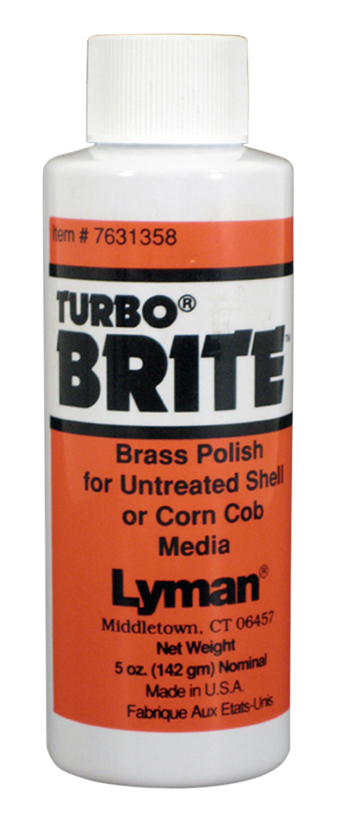 Lyman Turbo Brite Brass Case Polish 4 oz - Reloading Tumbler Polish