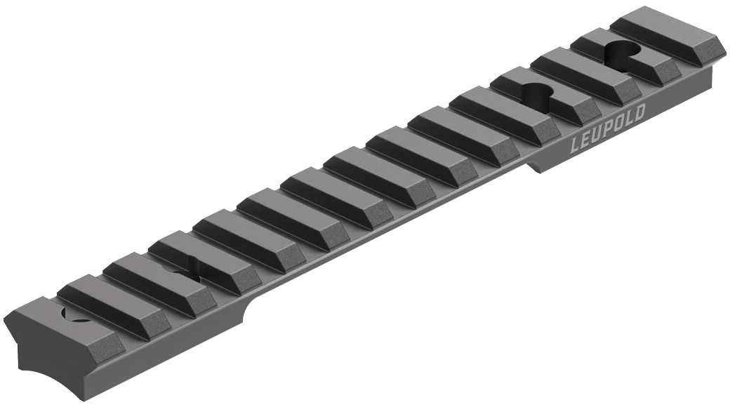 Leupold BackCountry Cross-Slot 1-Piece Scope Base Matte Black Aluminum - Browning AB3 Short Action