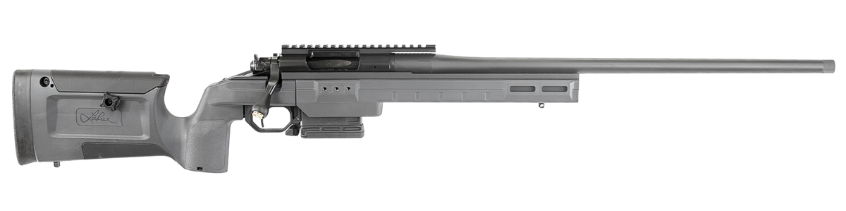 LaRue Tactical Siete 6.5 Creedmoor 23" Threaded Barrel Bolt-Action Rifle - Gray KRG Bravo