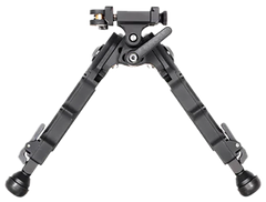 Accu-Tac BR-4 G2 Arca Spec Bipod 5.75-8.25" Black Hardcoat Anodized Aluminum Steel Feet