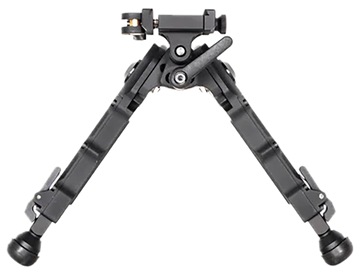 Accu-Tac BR-4 G2 Arca Spec Bipod 5.75-8.25" Black Hardcoat Anodized Aluminum Steel Feet