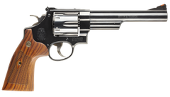 Smith & Wesson 150145 Model 29 Classic 44 Rem Mag 6.5" 6-Shot DA/SA N-Frame Revolver - Blued Carbon Steel, Wood Grip