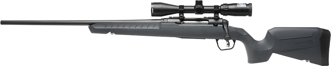 Savage Axis 2 XP Combo 350 Legend 18" 4+1 Bolt Action Rifle w/ Bushnell Banner 3-9x40mm - Compact LH Gray