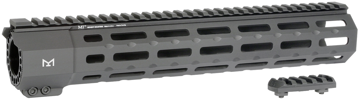Midwest Industries SP-Series AR-15 12.625" M-LOK Free-Float Handguard - Black