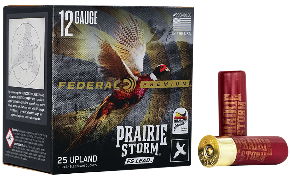 Federal Prairie Storm FS 12 Gauge 3" 1-5/8 oz #6 Shot 25 Rd - Box or Case